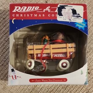 Hallmary Radio Flyer Edition Christmas Class Wagon Tree Ornament - Red